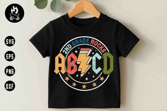 2nd Grade Rocks ABCD SVG: The Ultimate School RockSVG for Creative Back-to-School Projects
