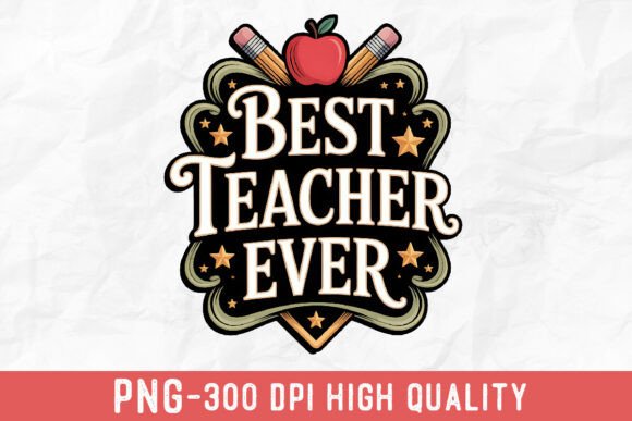 Best Teacher Ever Apple Books Hearts PNG