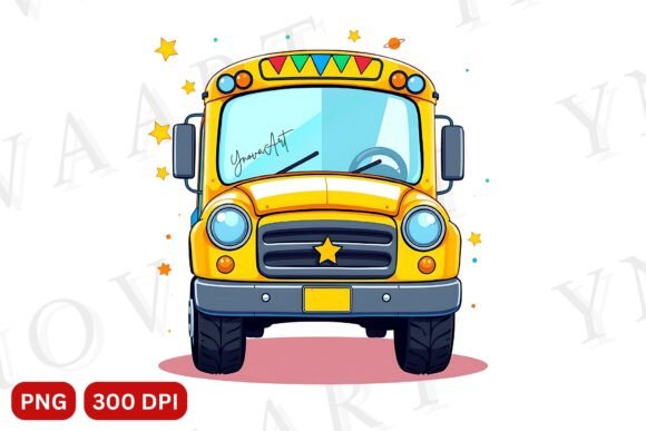 Cartoon School Bus PNG – Back to Schoo: The Ultimate Resource for Creative Projects