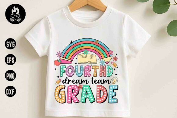 Fourth Grade SVG: Dream Team Design