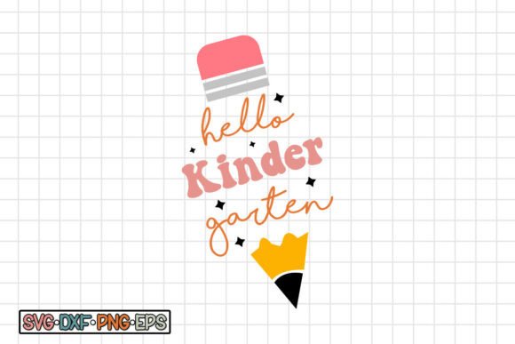 Hello Kinder Garten SVG T-Shirt Design