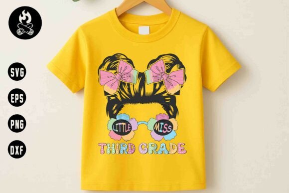 Little Miss ThirdGradeSVG: A Trendy School Design for Creative Makers